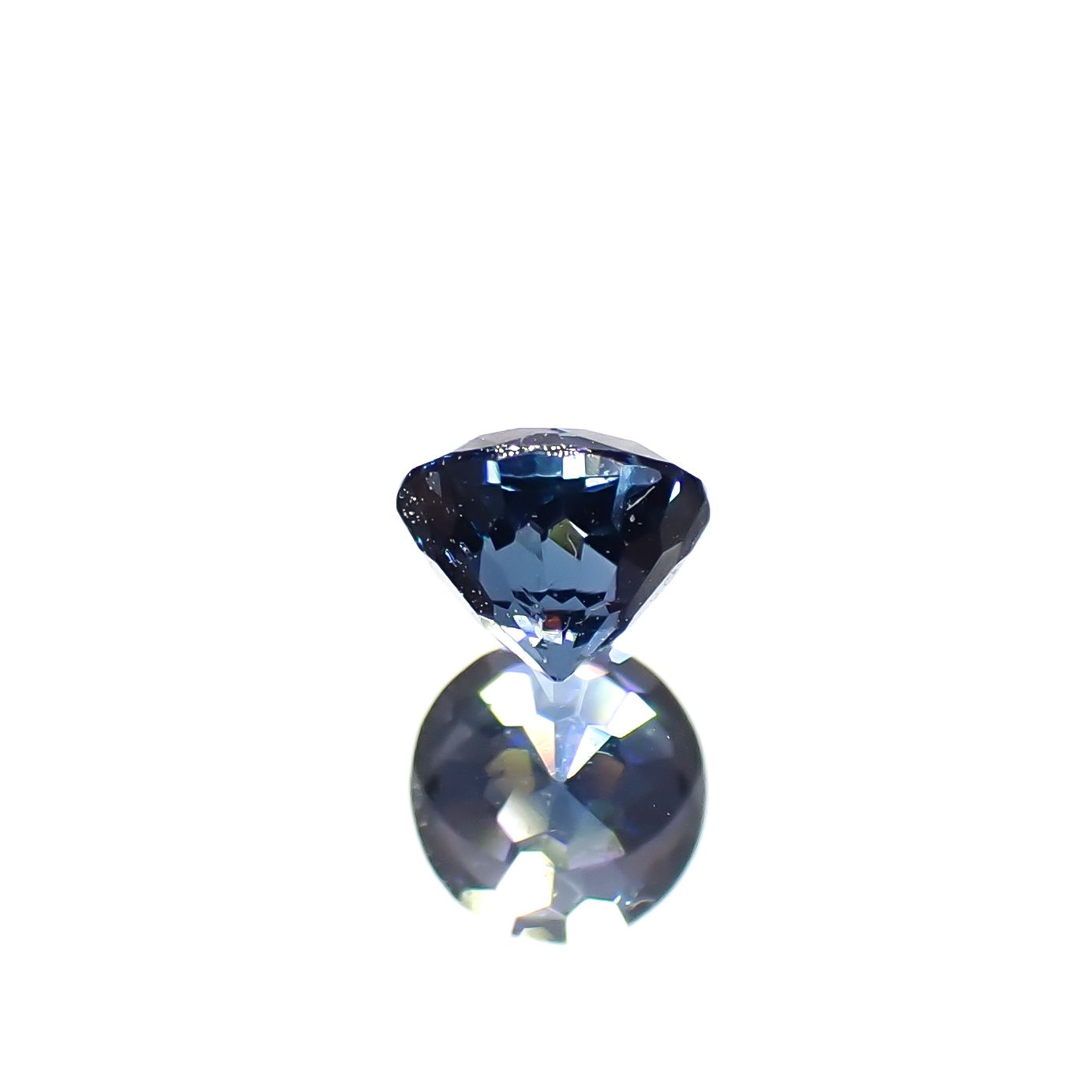 コバルトブルースピネル(宝石名ブルー・スピネル)タンザニア産 0.228ct ソ付(日独)[240928998]3.48x3.52mm前後