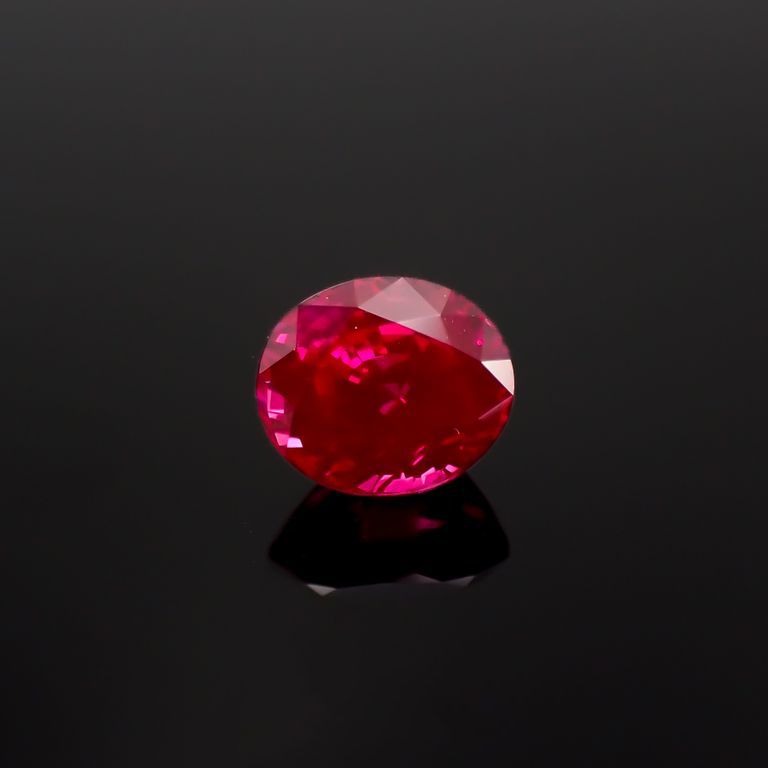ルビー 非加熱(宝石名ルビー)ミャンマー産 1.33ct GIA鑑付[230220348]6.41x5.46mm前後