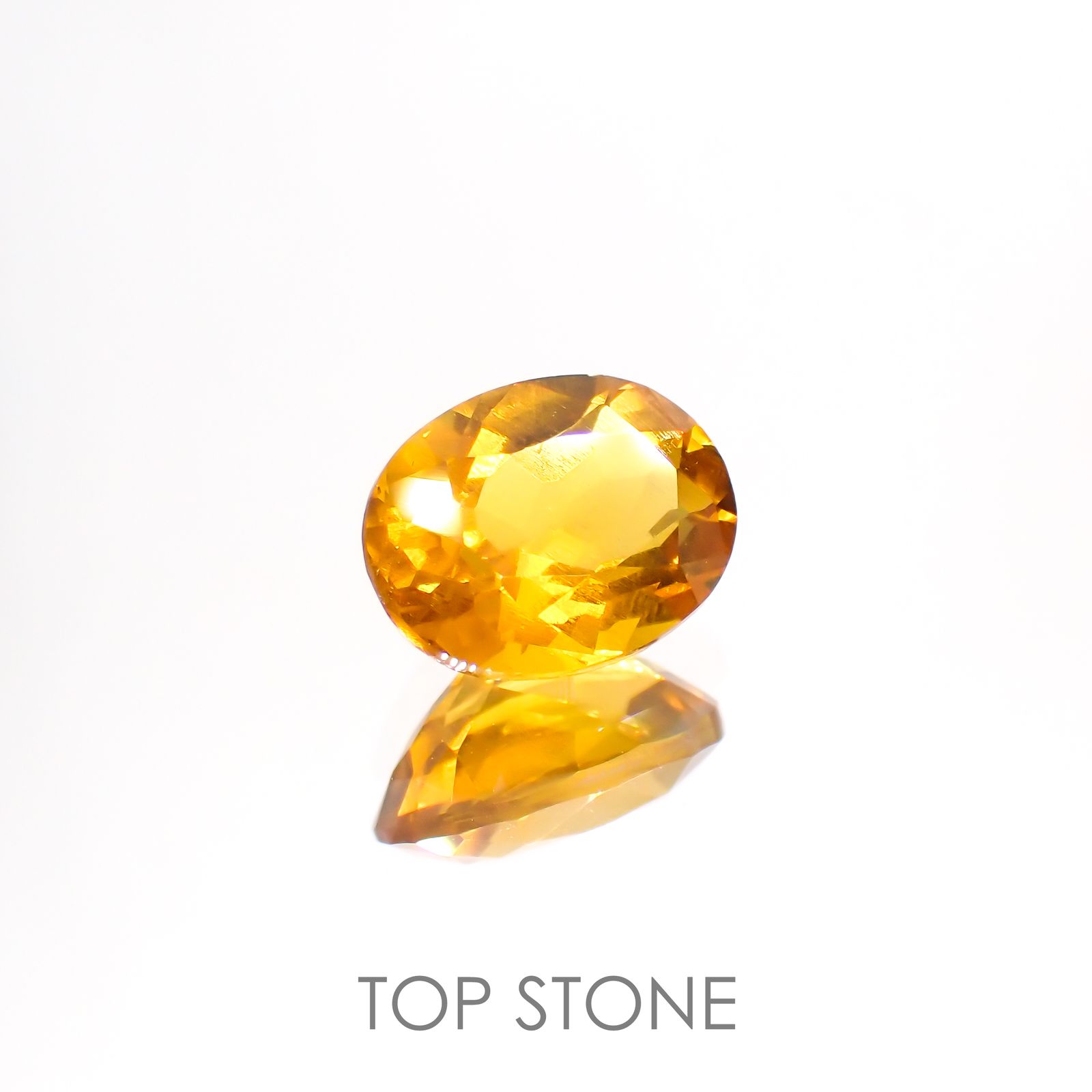 ゴールデンベリル(宝石名ゴールデン・ベリル)ブラジル産 1.24ct 識別済[220114225]8.1x6.2mm前後