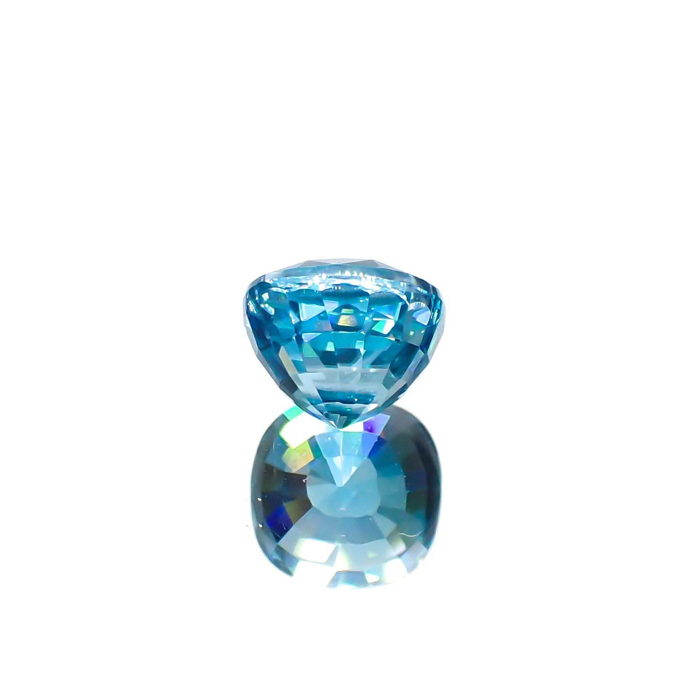 ラタナキリブルージルコン カンボジア産 2.68ct[220917933]6.7x6.6mm前後