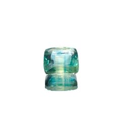 バイカラーカイヤナイト(宝石名カイヤナイト)ネパール産 2.53ct 識別済[240326693]7.8x7.2mm前後