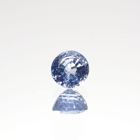 アイスブルーサファイア(宝石名サファイア)スリランカ/マダガスカル産 0.35ct 識別済[220515961]3.9x3.8mm前後