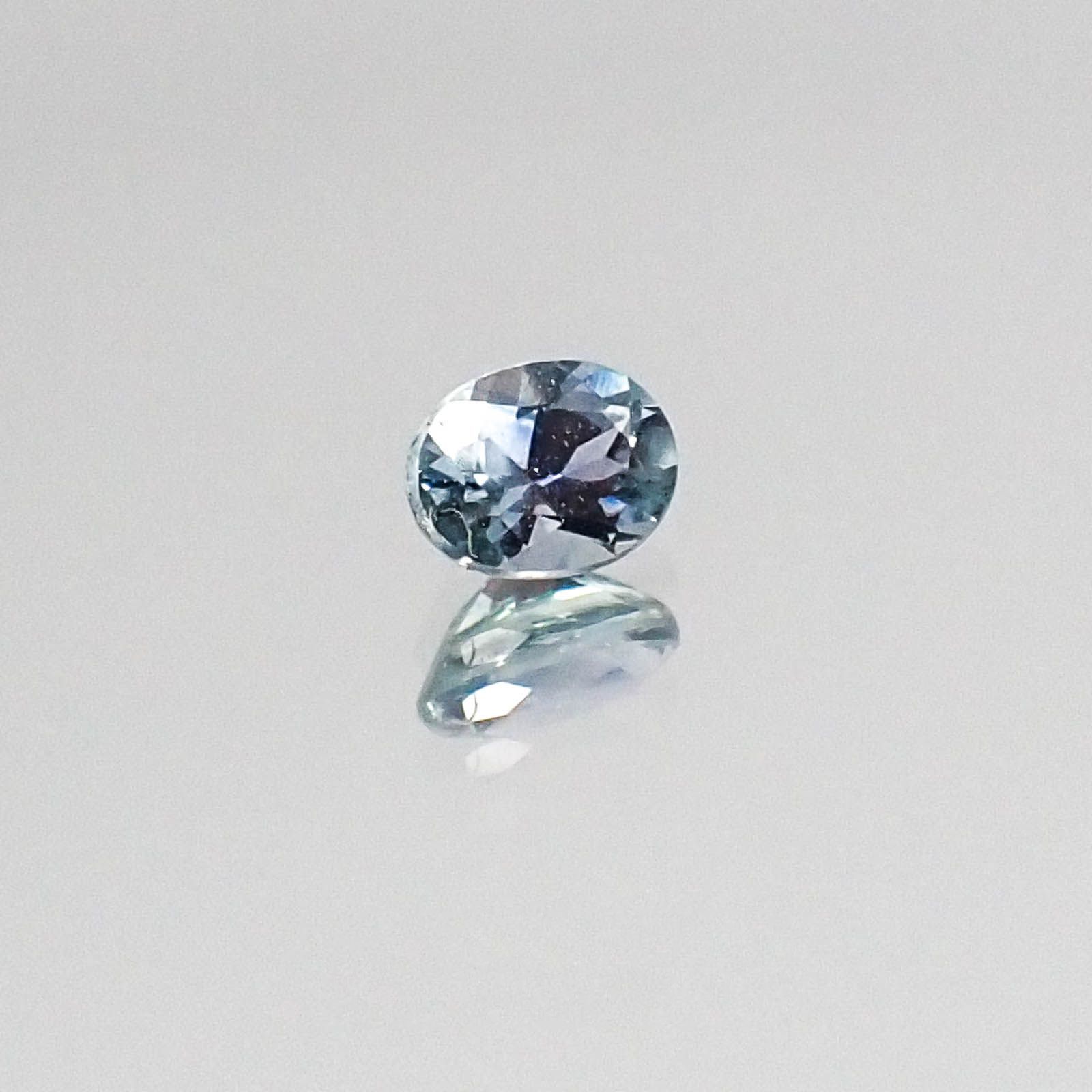 モンタナサファイア アメリカ産 ルース 0.26ct[20073891]4.1×3.1mm前後