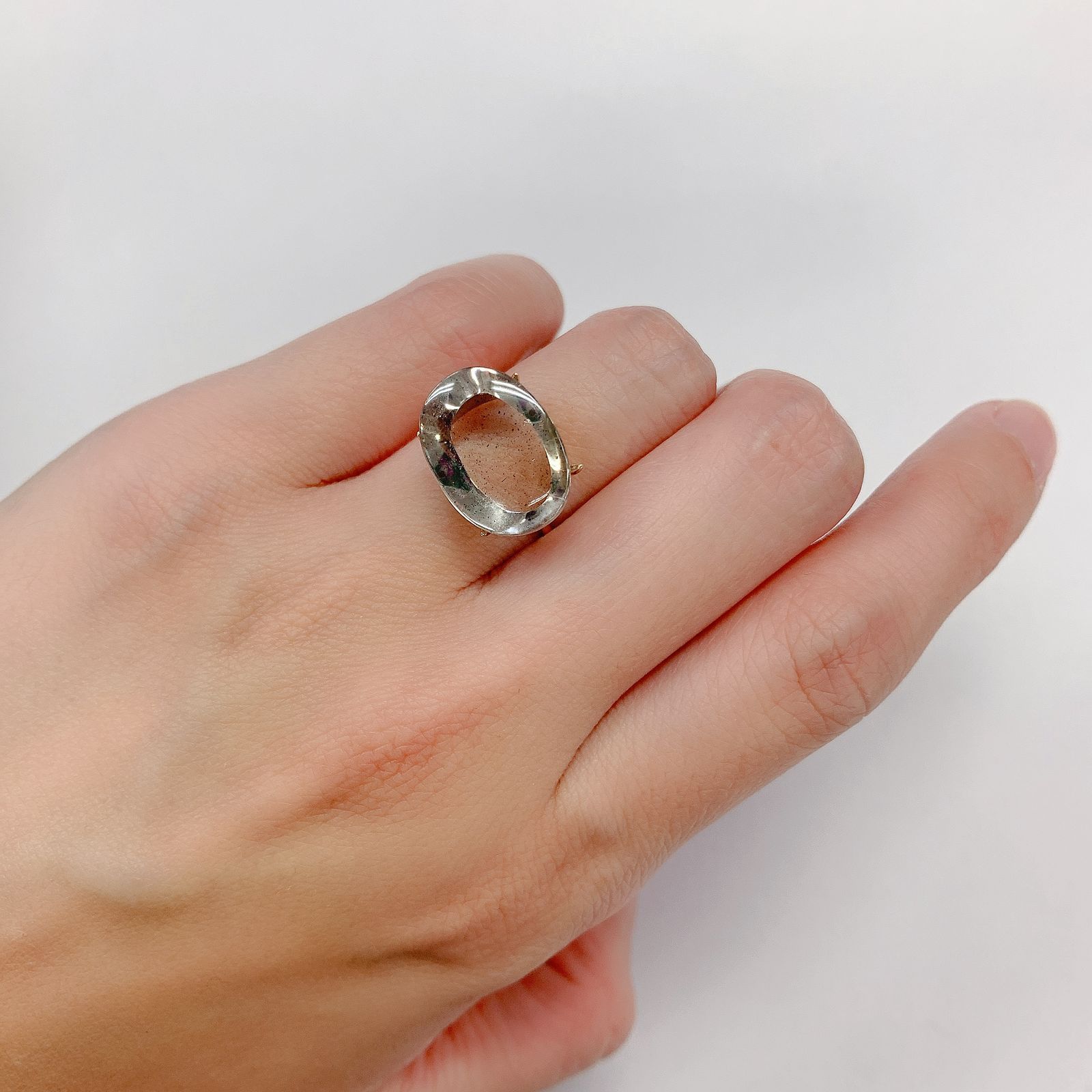ティンカーベルクォーツ ブラジル産 8.39ct[21028639]15.5×11.4mm前後