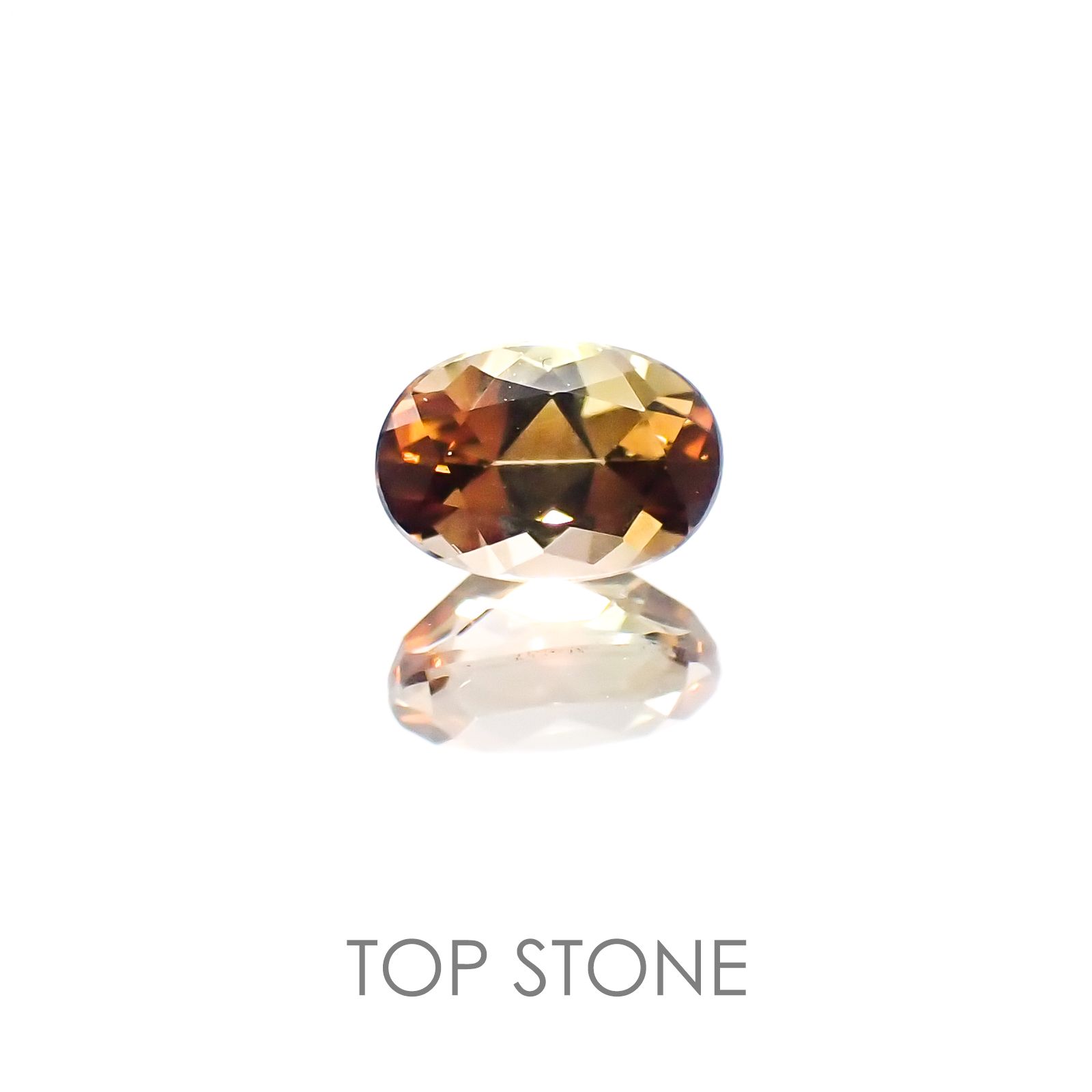 バイカラーアンダリュサイト スリランカ産 ルース 0.64ct[20117461]6.1×4.2mm前後