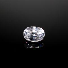 カラーレスジルコン(宝石名ジルコン)スリランカ/カンボジア産 1.52ct 識別済[240928893]7.1x5.1mm前後