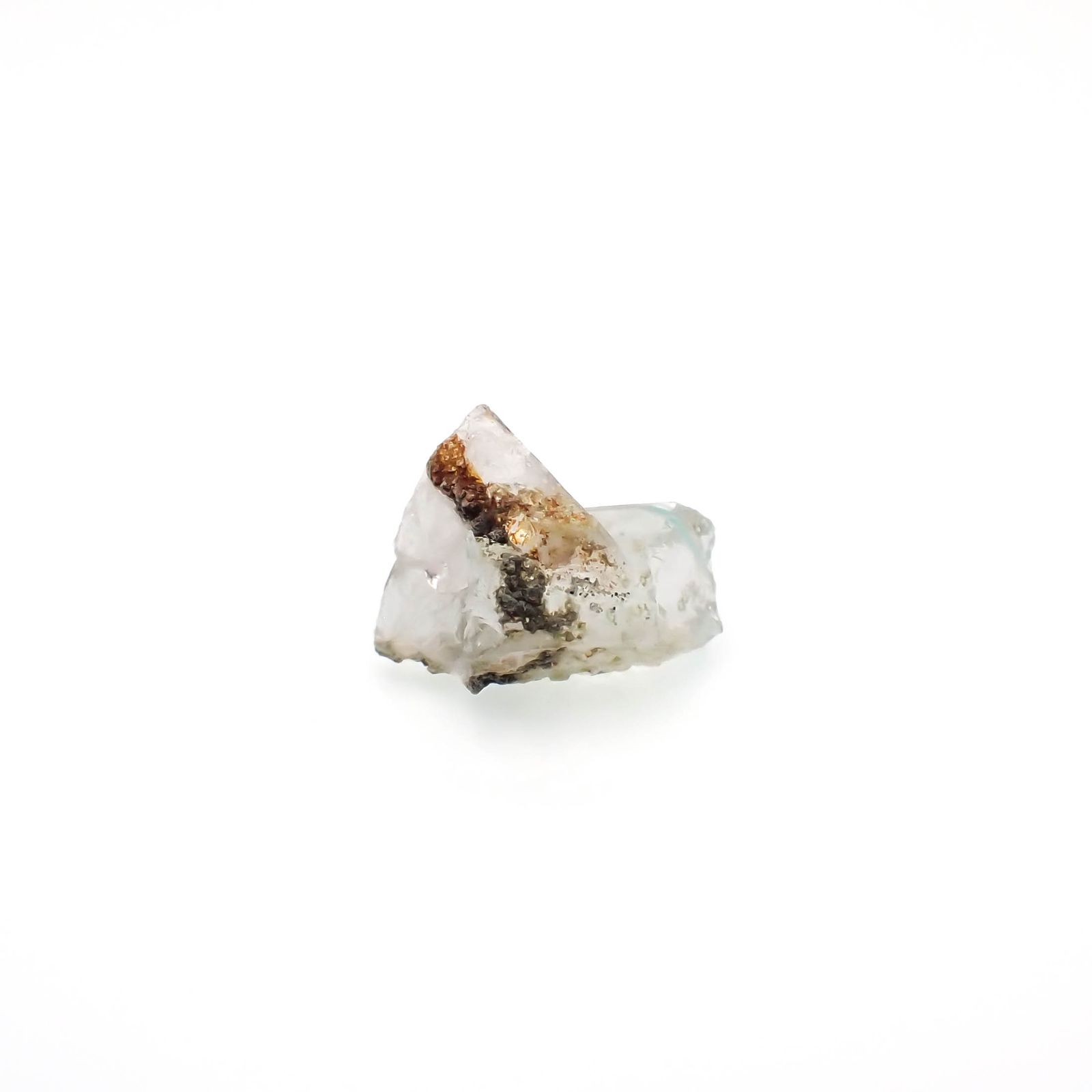 アホイト 原石(宝石名アホイト イン クォーツ)南アフリカ・メッシーナ鉱山産 4.17ct 識別済[230522035]13.5x10.9mm前後