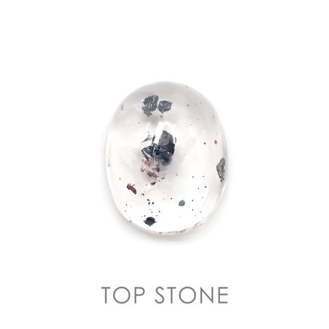 ヘマタイトインクォーツ 中国産 6.20ct[20127997]13.4×10.7mm前後