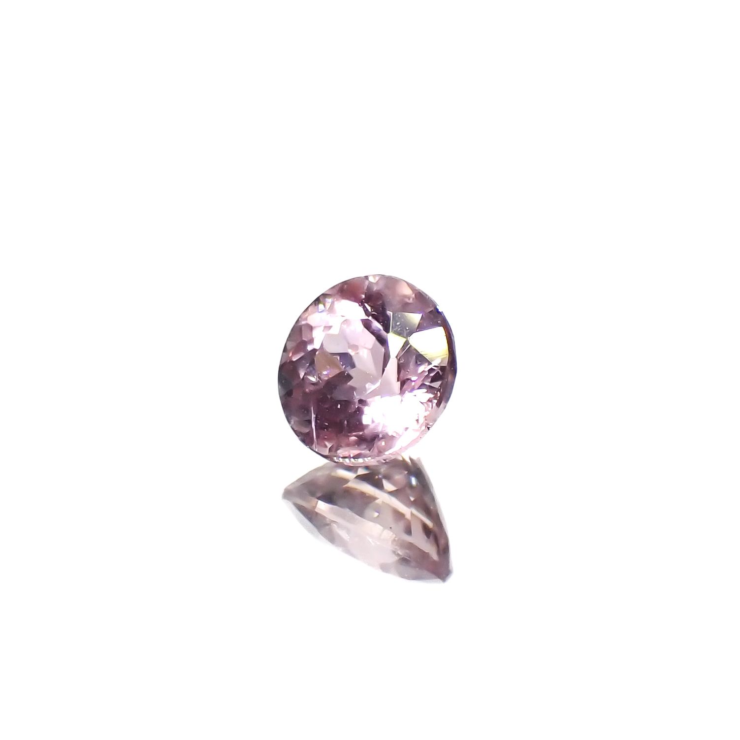 カラーシフト ピンクダイアスポア アフガニスタン産 0.72ct[240326991]5.4x5.3mm前後