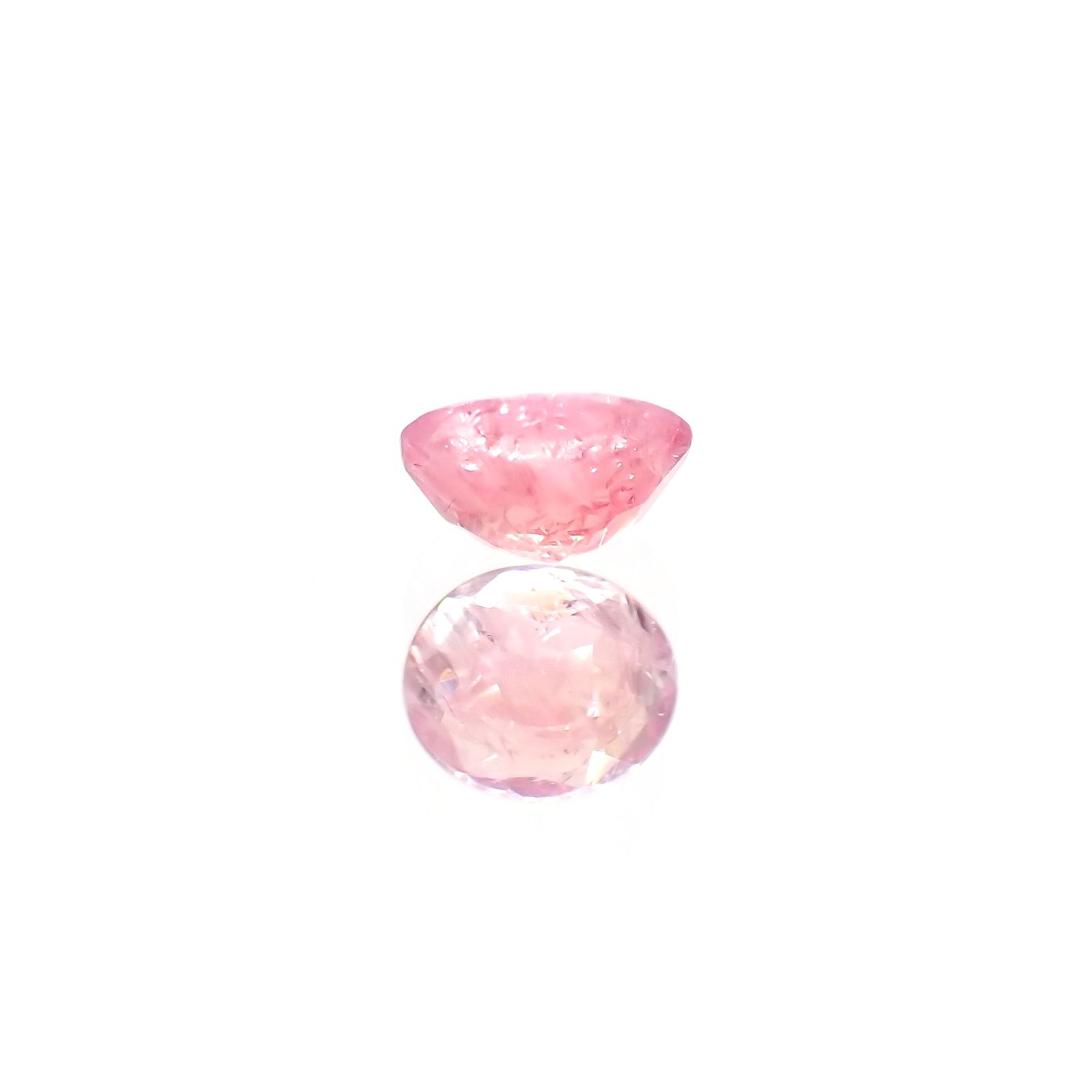 ペツォッタイト(ラズベリル)(宝石名ペツォッタイト) マダガスカル産 0.436ct ソ付(彩珠)[210812617]5.2×4.3mm前後