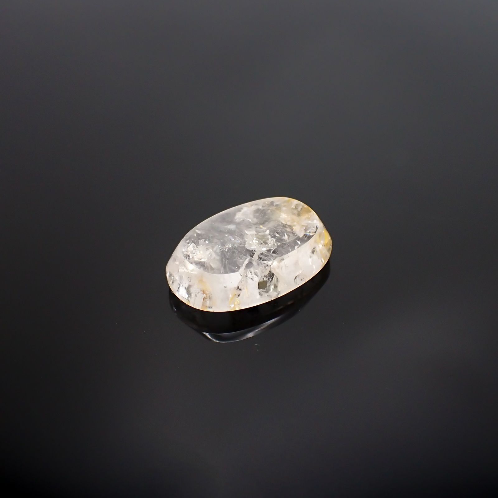 パイライトインクォーツ ブラジル産 26.05ct[220515772]25.5x17.2mm前後