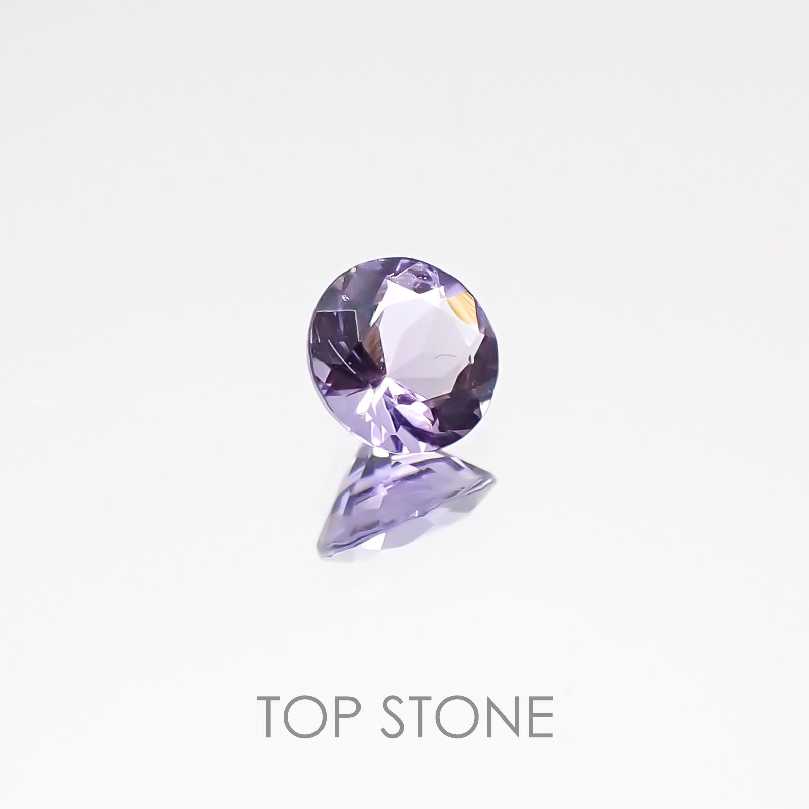 ラベンダースピネル スリランカ産 ルース 0.21ct[20106647]4×4mm前後