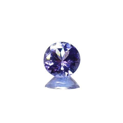 タンザナイト(宝石名タンザナイト)タンザニア産 0.70ct 識別済[220516042]5.9x5.9mm前後