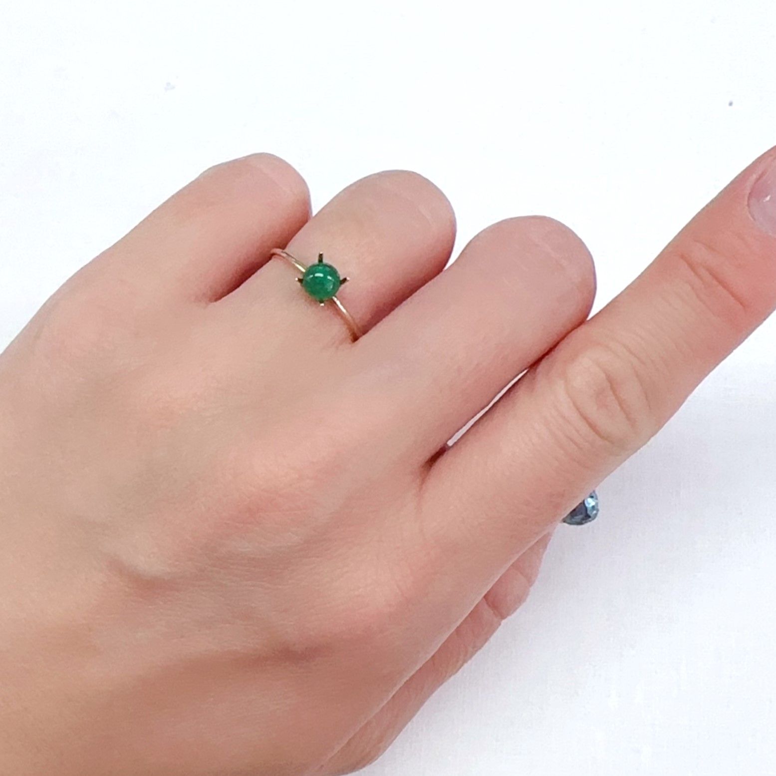 エメラルド コロンビア産 0.46ct[240326510]5x5mm前後