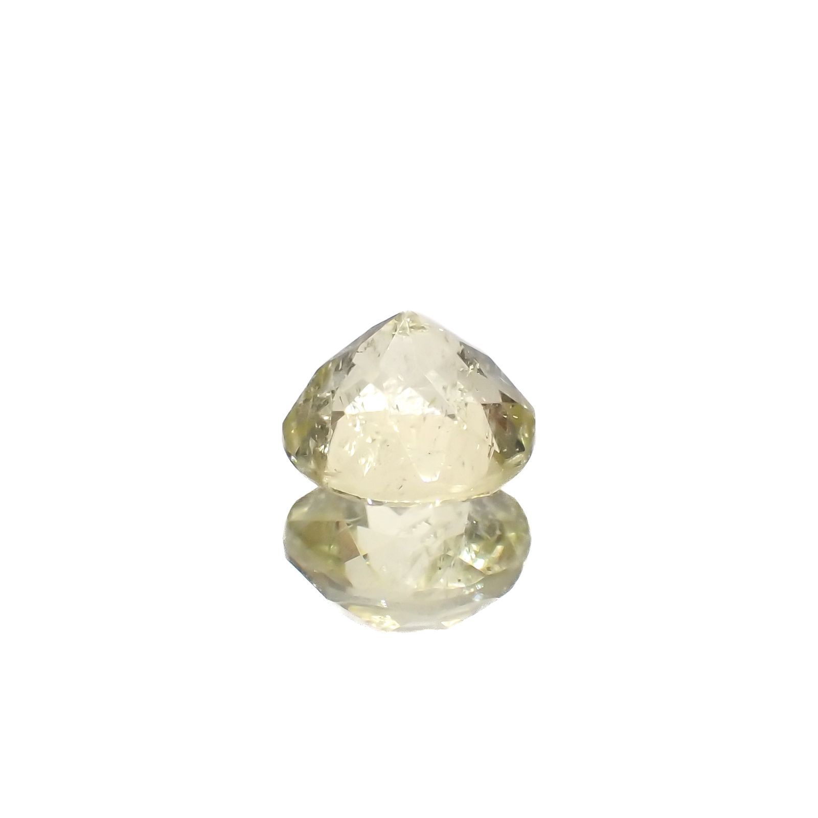 ブラジリアナイト(宝石名ブラジリアナイト)ブラジル産 0.87ct 識別済[230220692]6.1x6mm前後