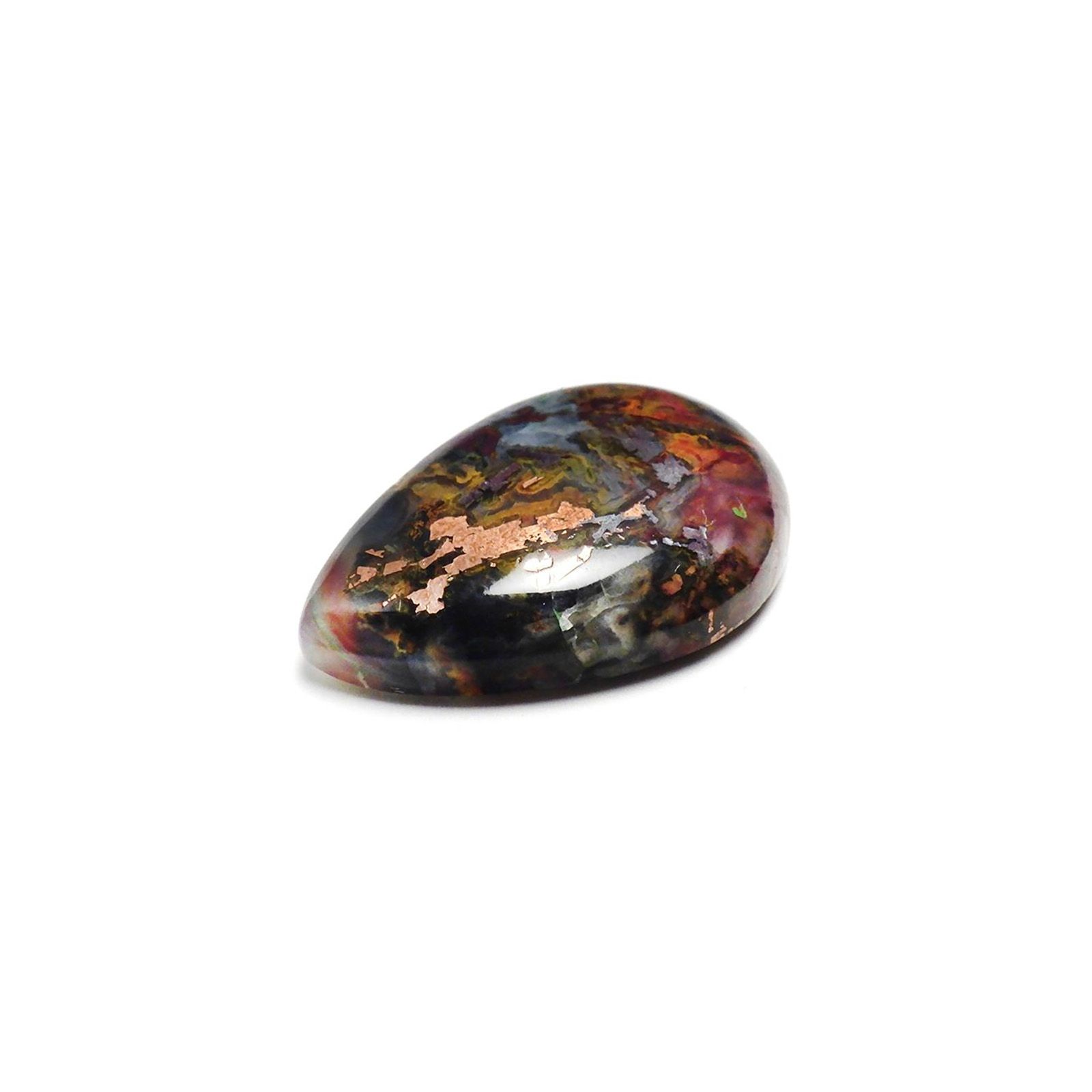 コッパークリソコラインカルセドニー インドネシア産 24.92ct / 25.5x17.6mm前後 [240125551]