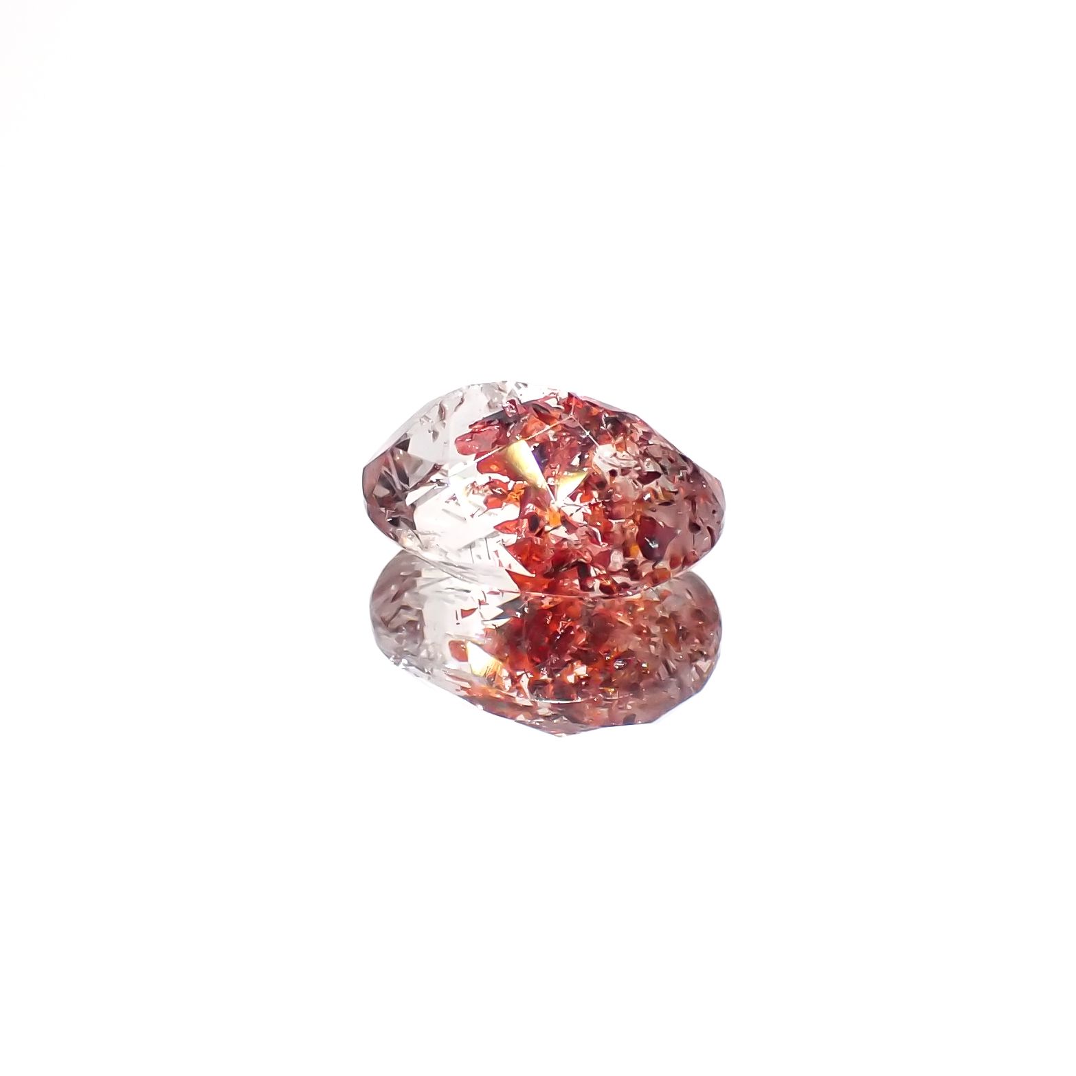 ファイヤークォーツ ナイジェリア産 1.72ct[230421747]9x7.1mm前後