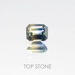 バイカラーサファイア タンザニア産 ルース 0.12ct[20106691]3×2.4mm前後