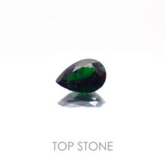クロムトルマリン タンザニア産 ルース 0.61ct[20096206]7.3×5mm前後