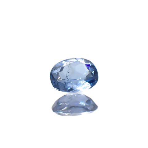 タトゥーアクアマリン ブラジル・ミナスジェライス州タトゥー鉱山産 0.13ct[240627941]3.8x3.1mm前後