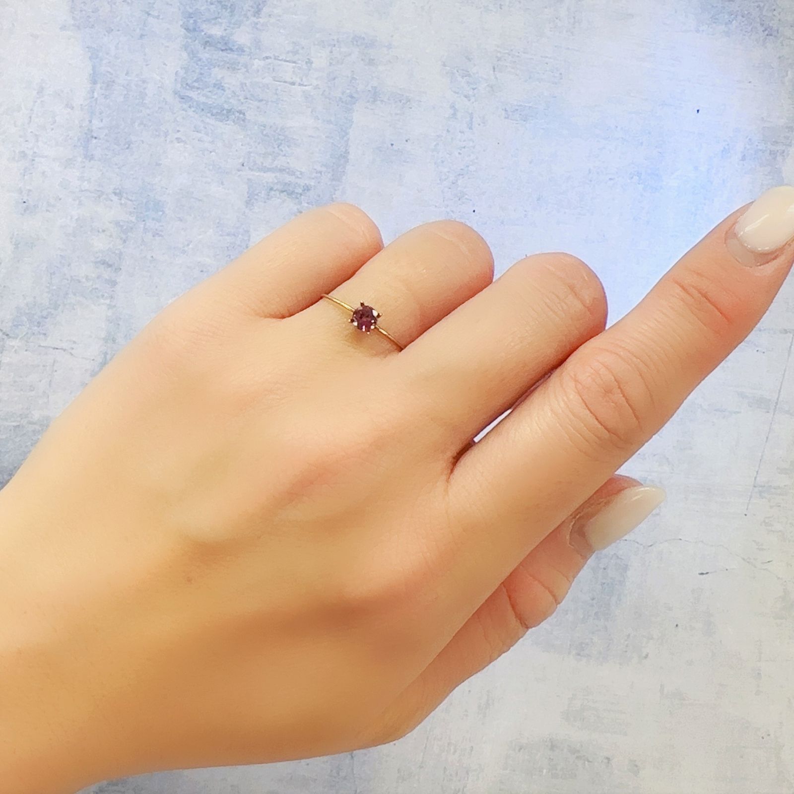 カラーシフトマラヤガーネット タンザニア産 0.33ct[230120278]4x4mm前後