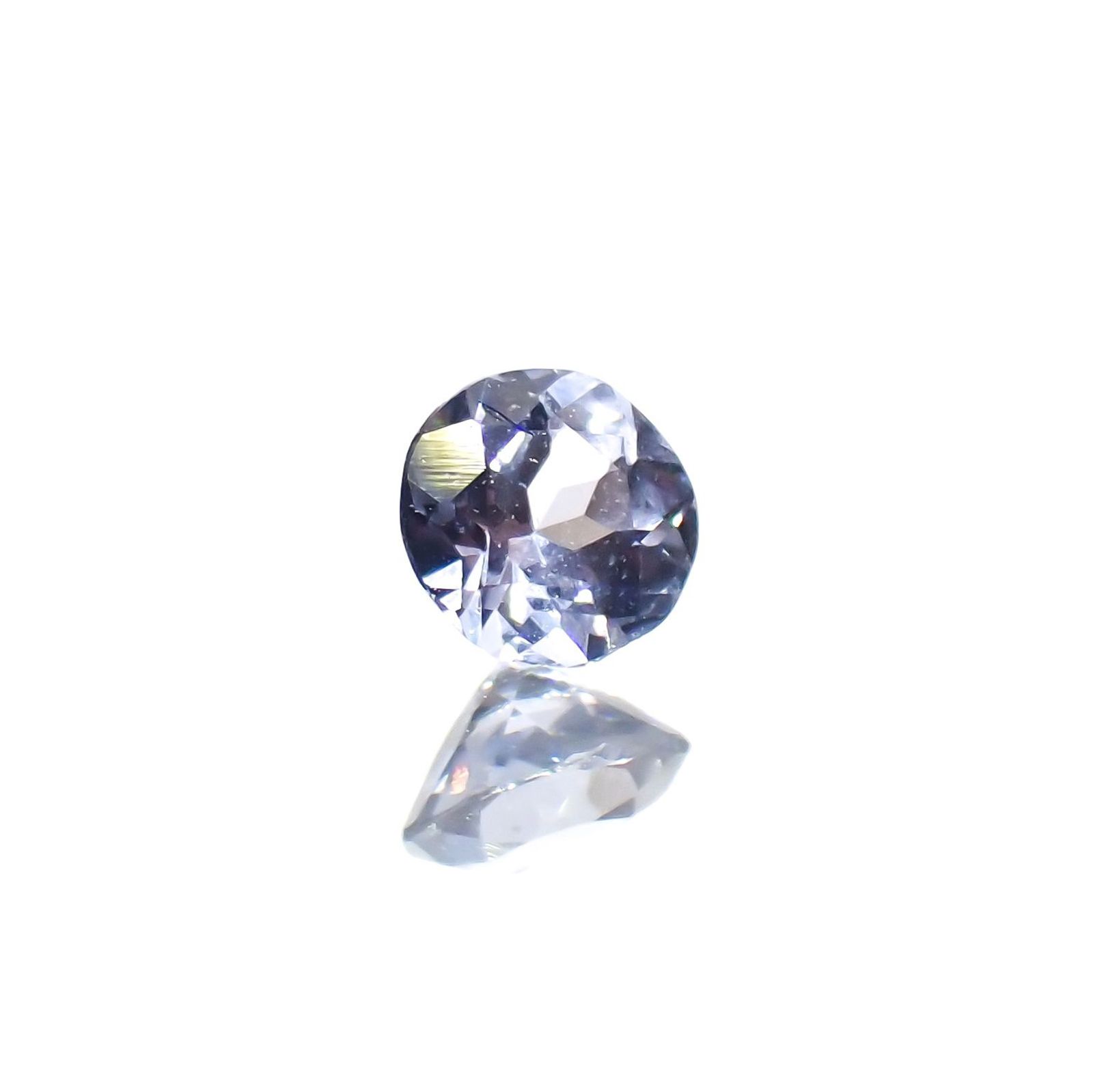コバルトブルースピネル(宝石名ブルー・スピネル)タンザニア産 ソ付(日独) 0.116ct / 2.96x3.04mm前後 [260722545]