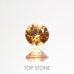 スペサルティンガーネット マンダリンオレンジカラー ケニア産 0.16ct[220114174]3.1x3.1mm前後