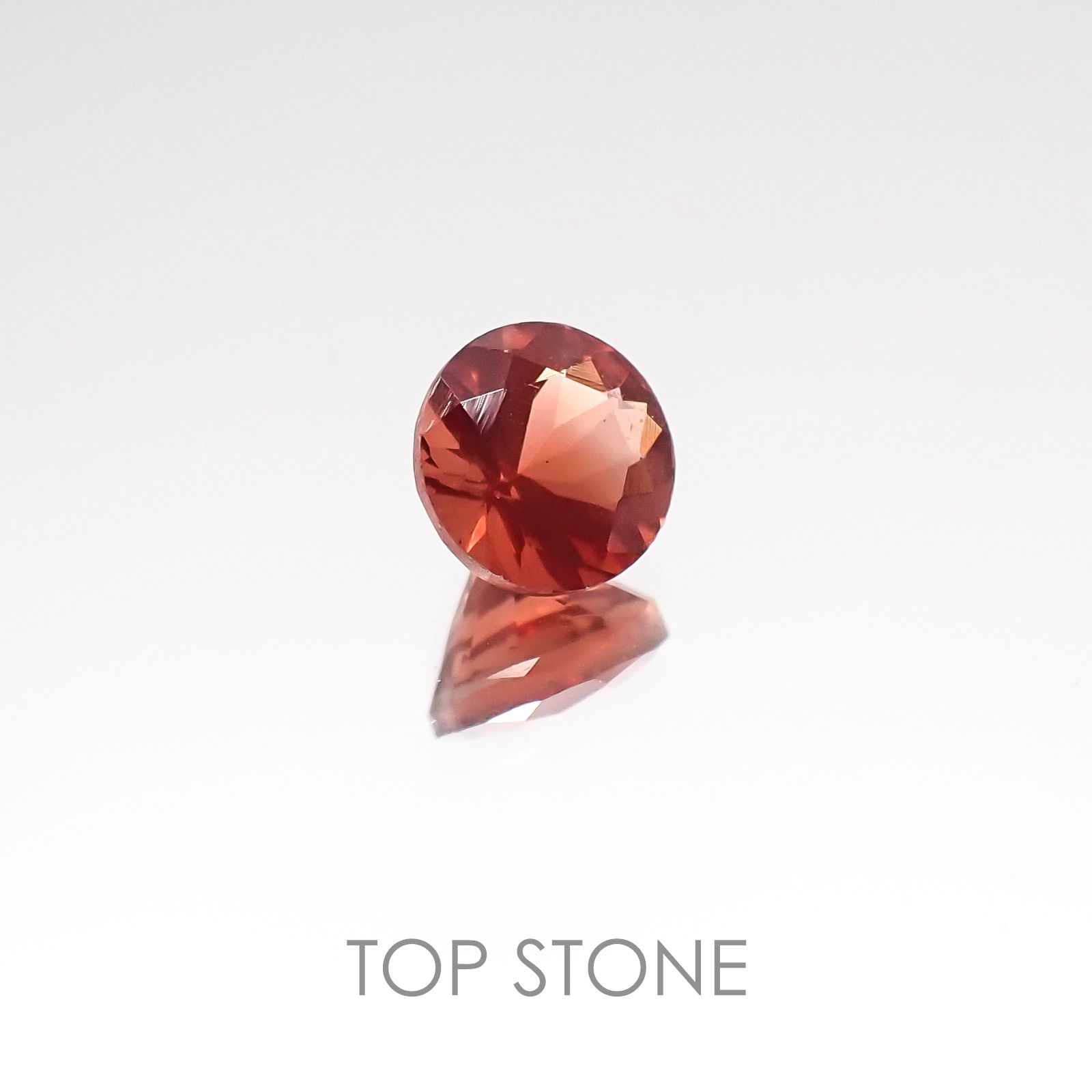 オレゴンサンストーン アメリカ産 ルース 0.51ct[20117083]5.1×5.1mm前後
