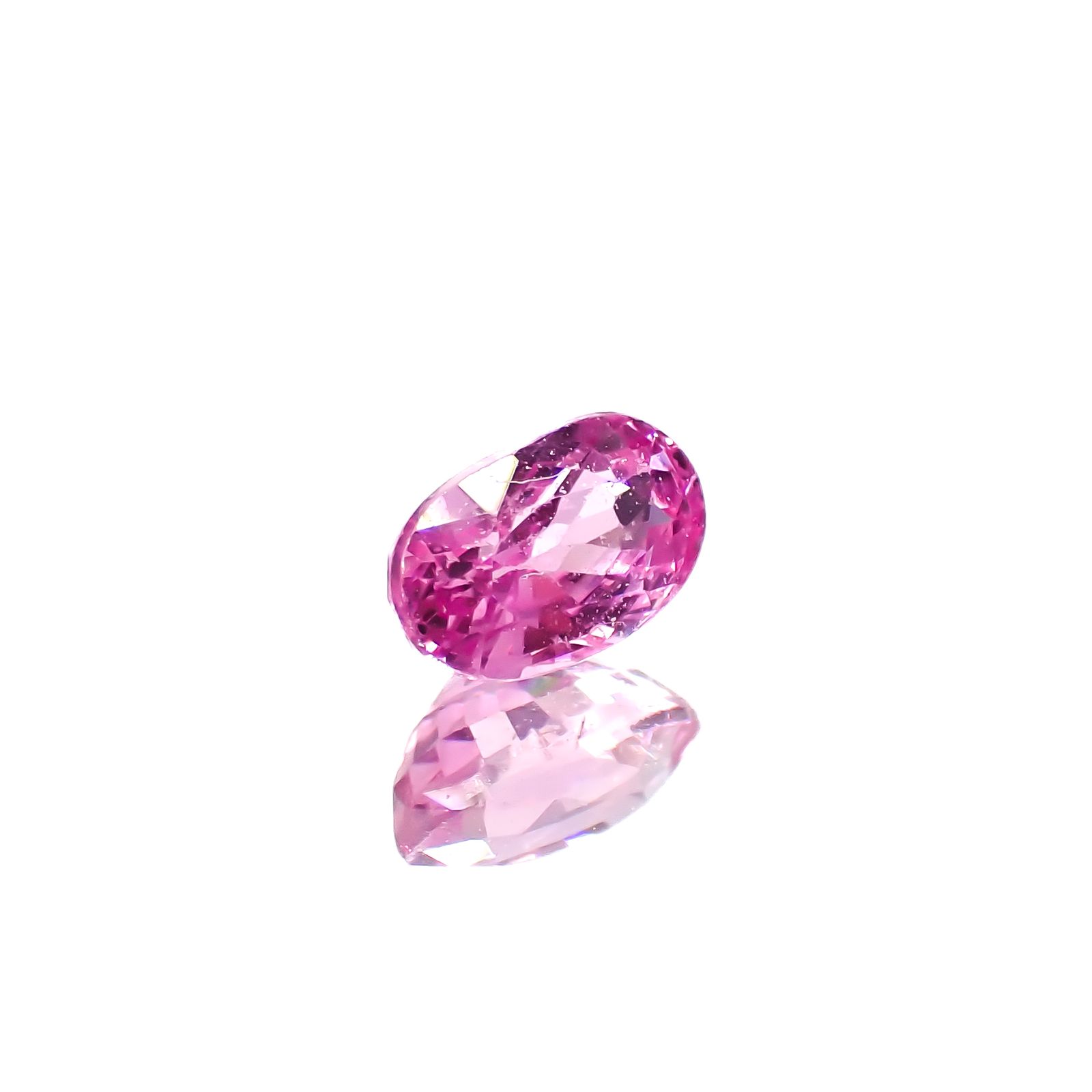 ネオンピンクサファイア スリランカ産 0.46ct[240728549]5.2x3.2mm前後