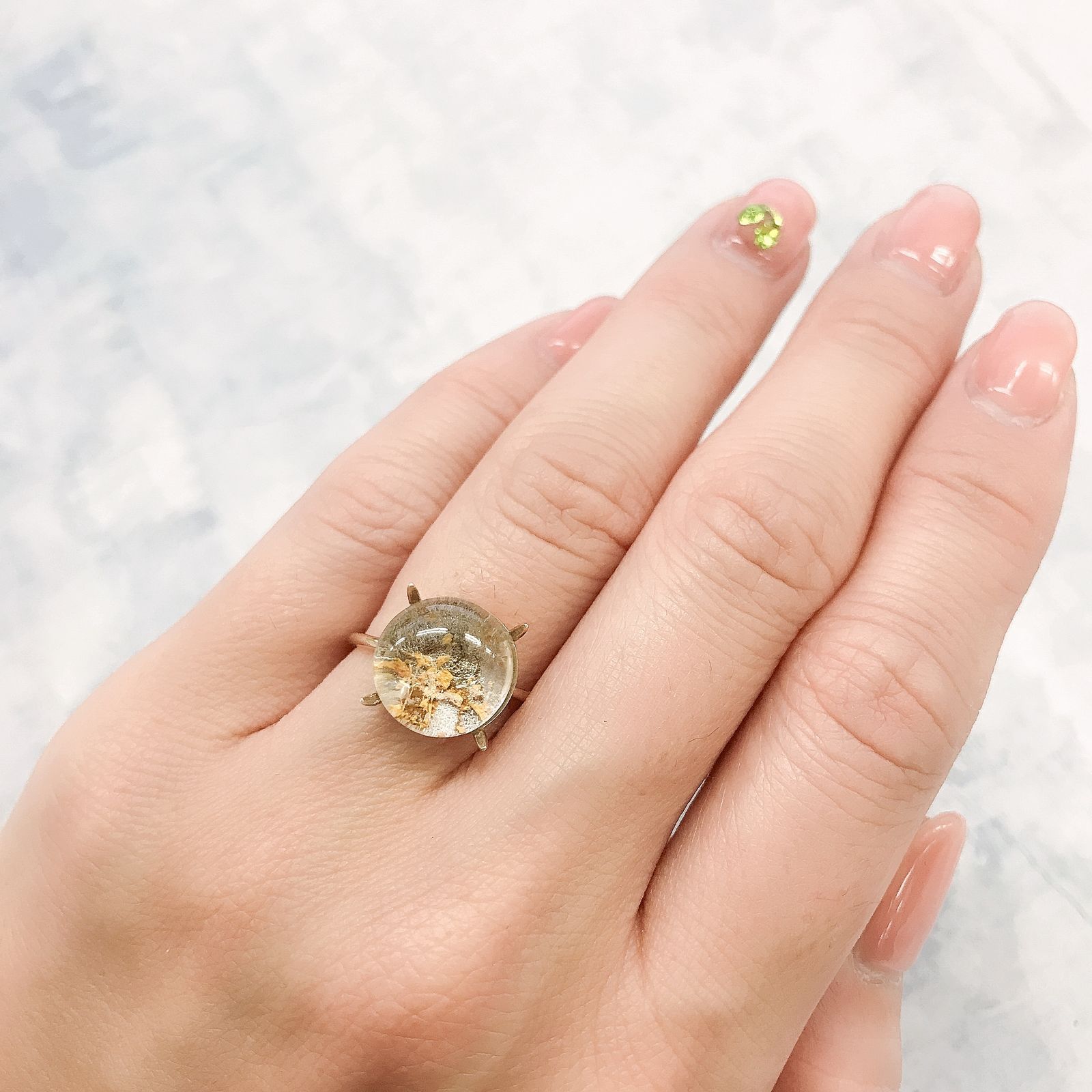 ガーデンクォーツ ブラジル産 6.24ct[220115332]11.5x11.5mm前後