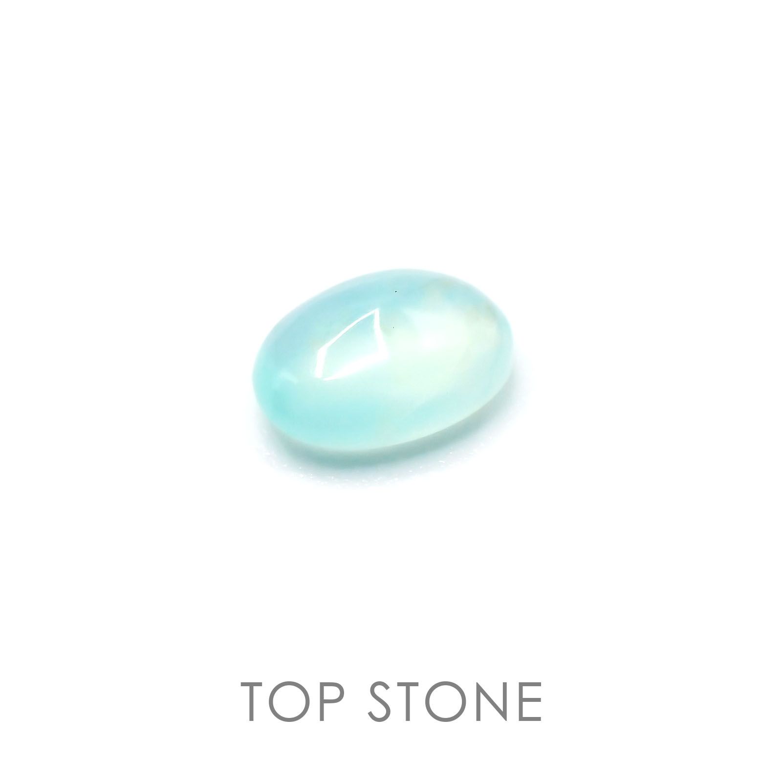 ブルーオパール ペルー産 ルース 0.77ct[20106195]7.8×6.1mm前後