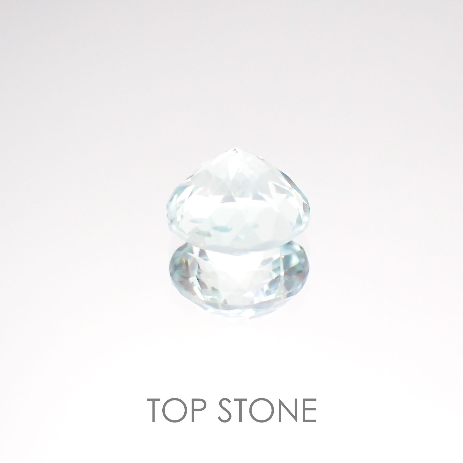 アンブリゴナイト/モンテブラサイト マダガスカル産 ルース 1.14ct[20127378]6.7×6.6mm前後