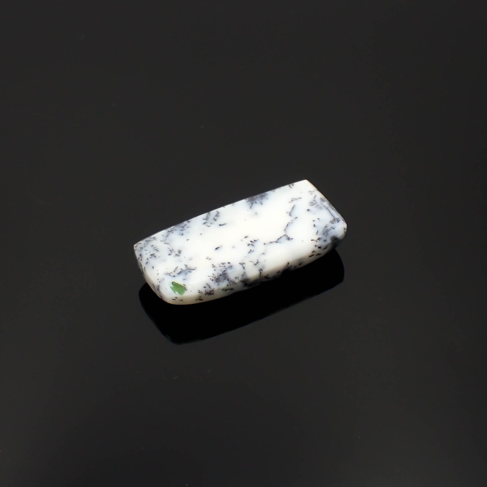 デンドリチックオパール ブラジル産 33.58ct[230722773]34.9x17.1mm前後