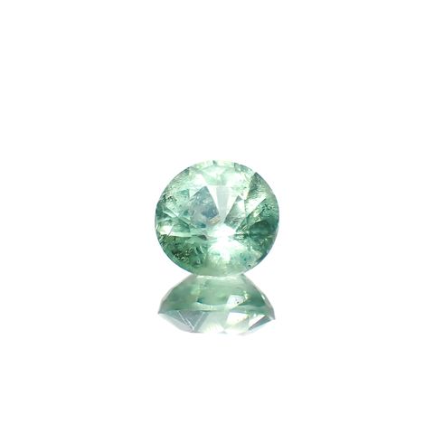 グリーンカイヤナイト タンザニア産 0.86ct[240928814]5.7x5.6mm前後