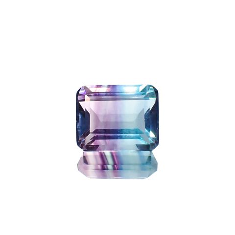 パーティカラーフローライト フルオレッセンス ブラジル産 4.52ct[230823264]10.2x8.1mm前後
