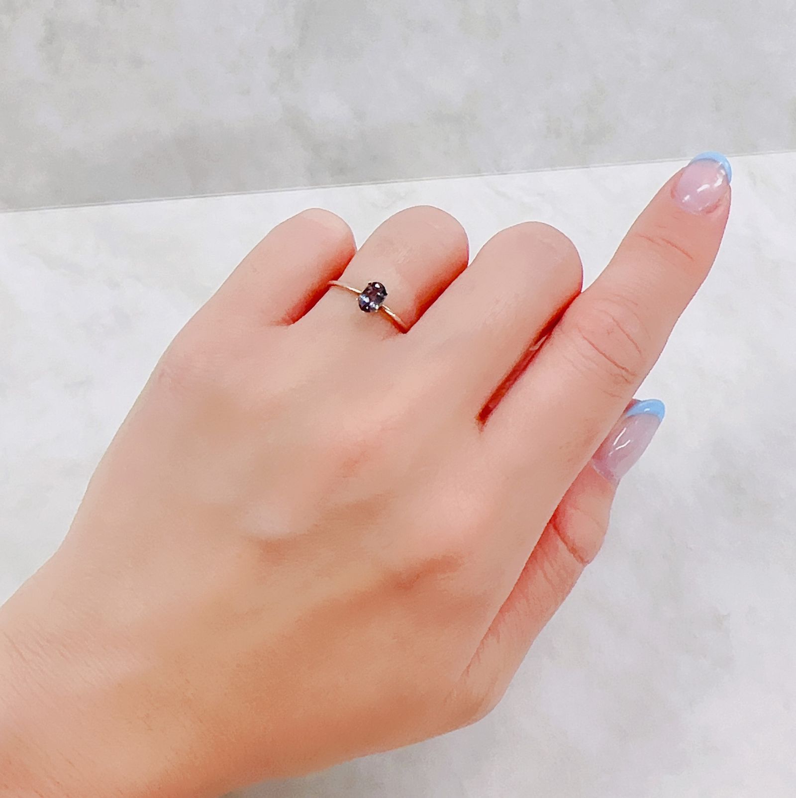 カラーチェンジガーネット アレキタイプ マダガスカル・ベキリー産 0.47ct[230522174]5.8x3.9mm前後