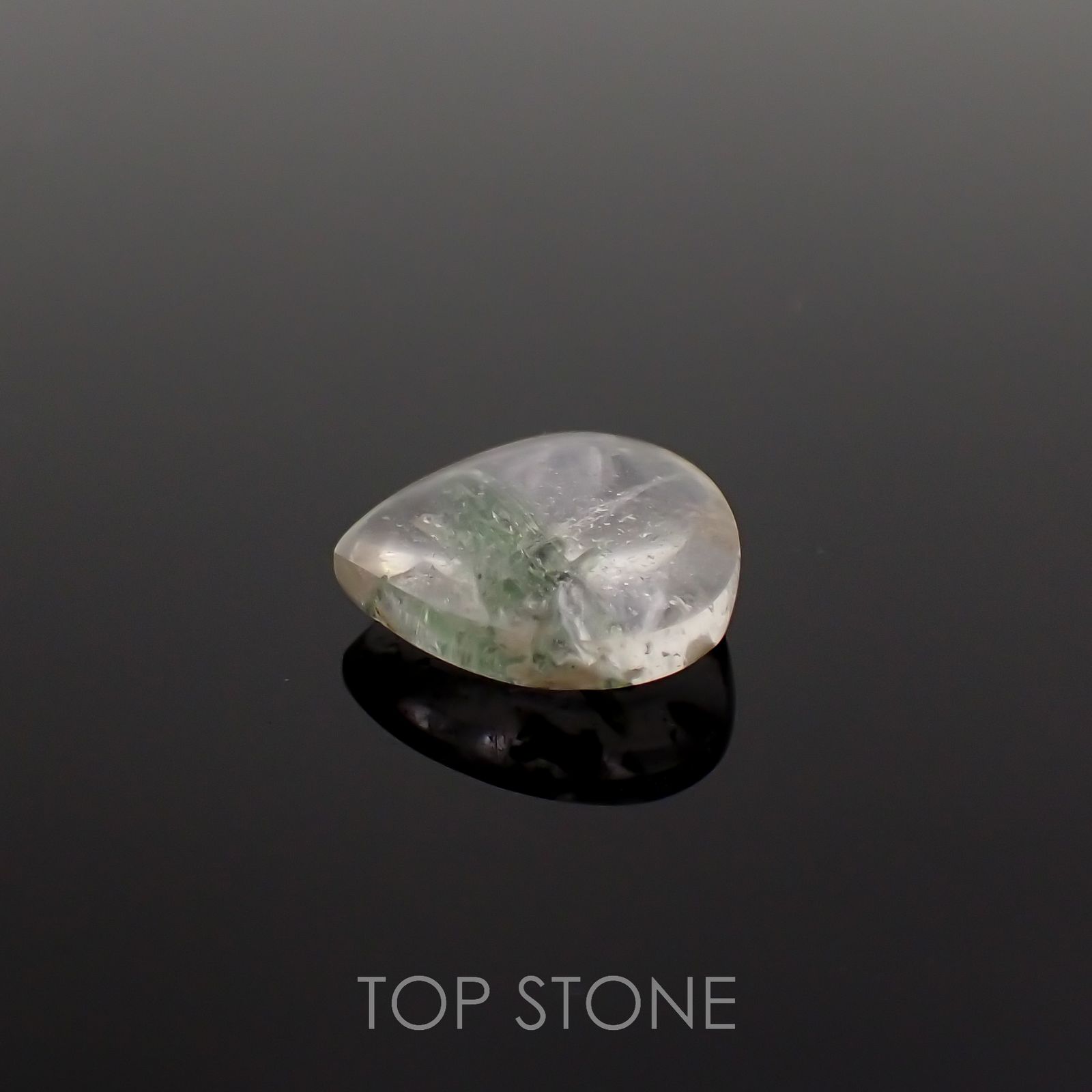 グリーントルマリンインクォーツ ブラジル・ミナスジェライス州産 9.01ct[221018314]15.2x15.7mm前後