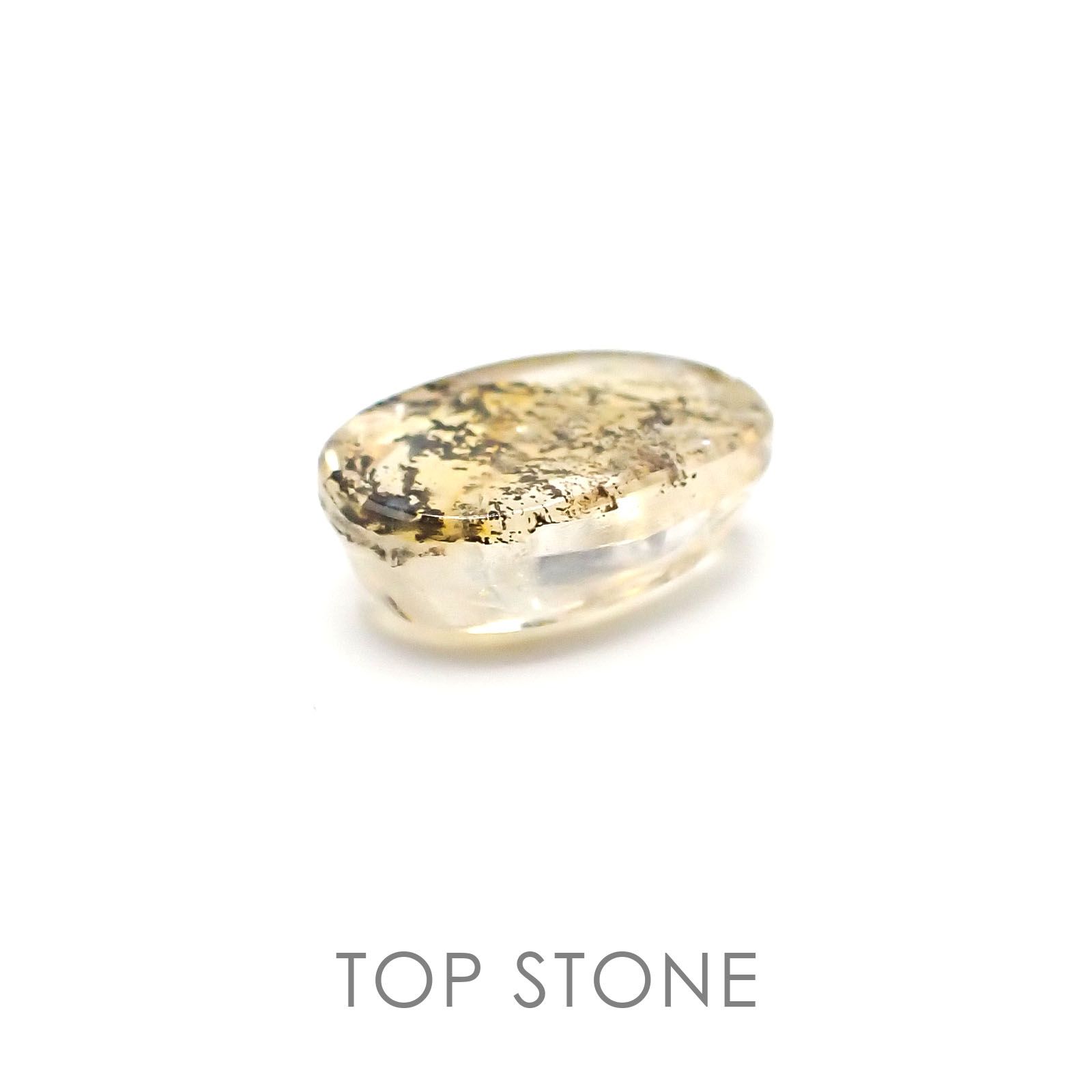 デンドリチッククォーツ ブラジル産 ルース 6.15ct[20084950]14.1×10.1mm前後