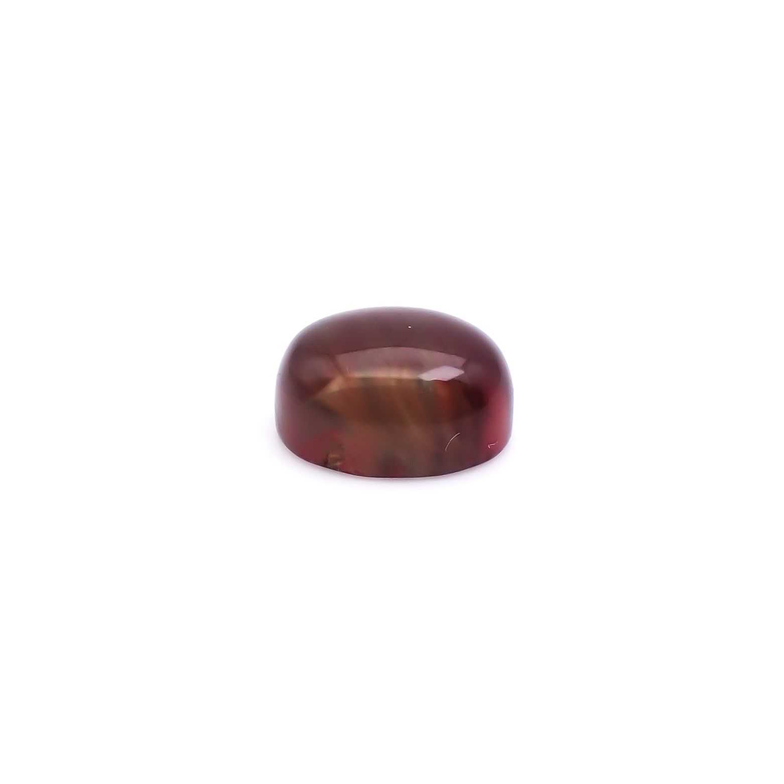 バイカラーアンデシン チベット産 3.77ct / 10.2x8.2mm前後 [260732571]