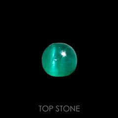 エメラルドキャッツアイ(宝石名エメラルド)コロンビア産 1.47ct 識別済[220115184]6.2x6.2mm前後