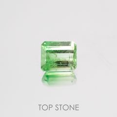 バイカラーツァボライト タンザニア産 ルース 0.55ct[210610925]4.7×4mm前後
