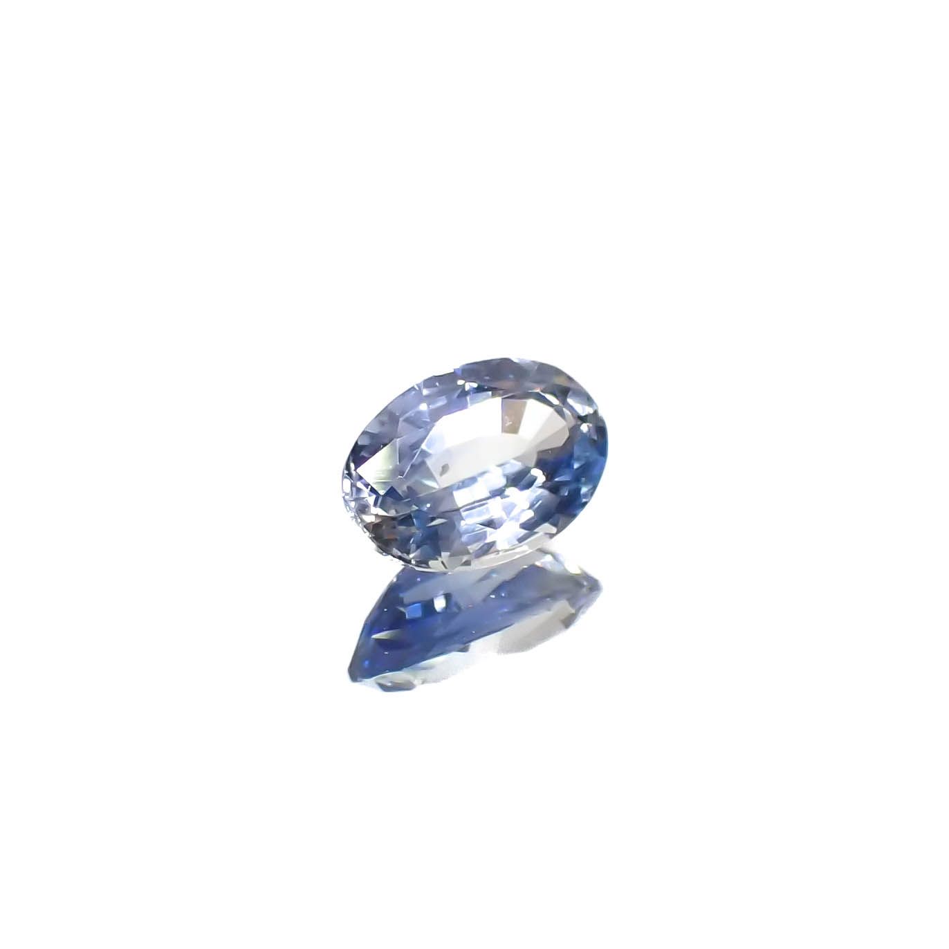 アイスブルーサファイア スリランカ産 0.50ct[230722691]5.8x3.9mm前後
