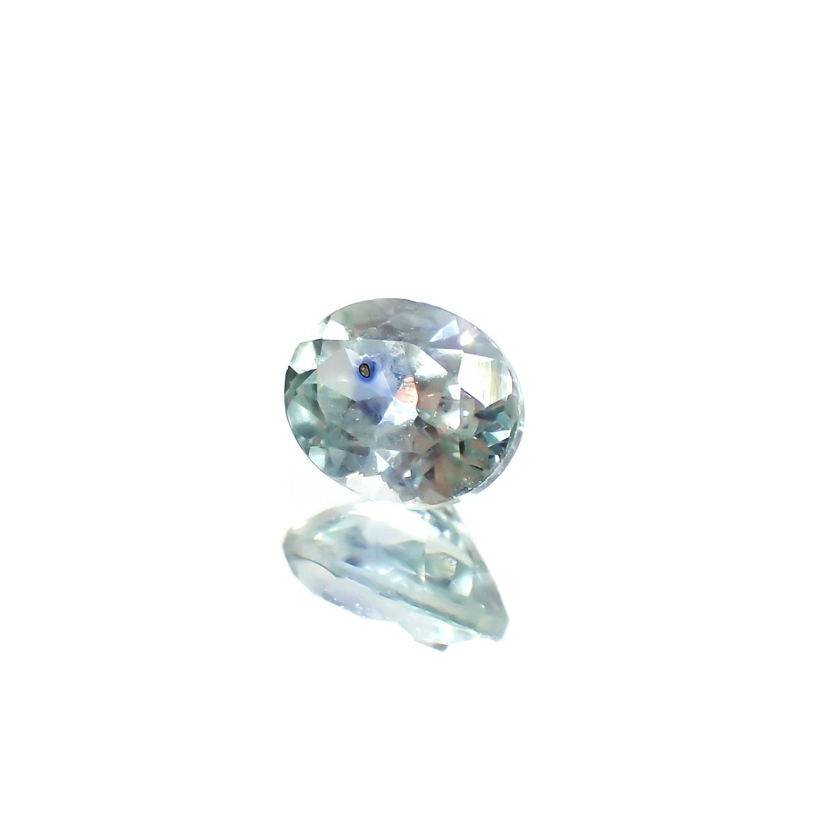 モンタナサファイア(宝石名サファイア)アメリカ・モンタナ州産 0.50ct 識別済[250114641]5x3.9mm前後