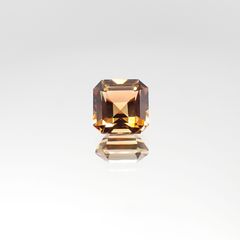 オレンジトルマリン(宝石名トルマリン)ブラジル産 0.72ct 識別済[231023953]5.1x5.1mm前後