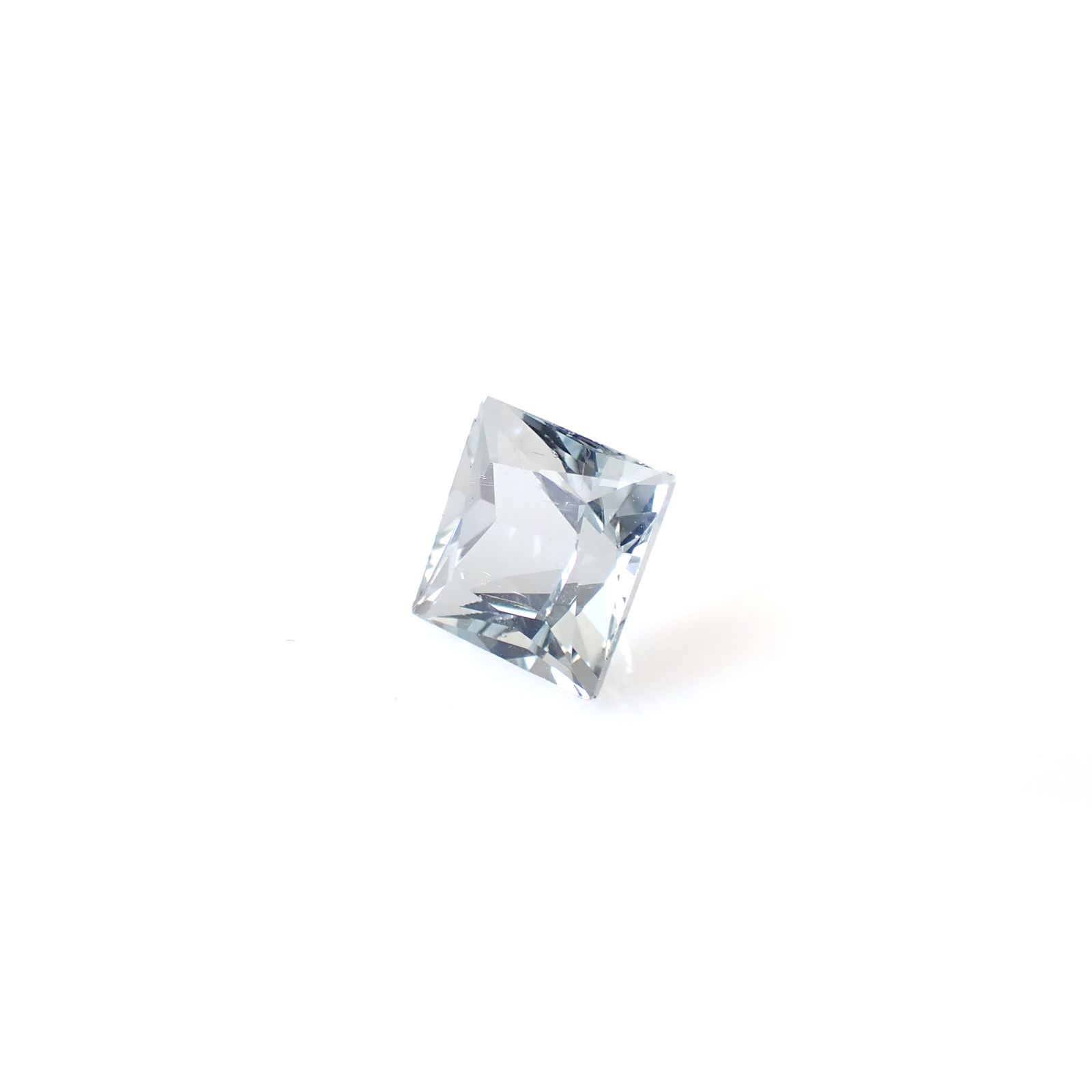 ◇プリンセスカット◇アクアマリン モザンビーク産 1.85ct [250530329]7.1x7.1mm前後