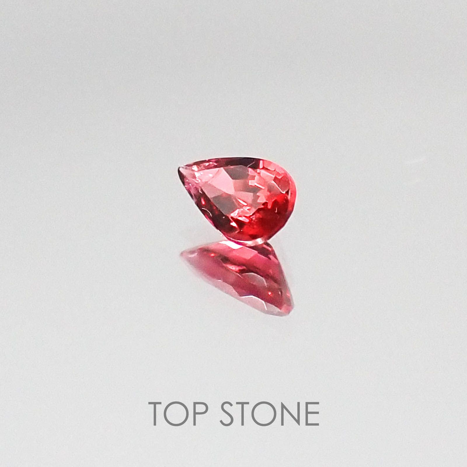 レッドスピネル タンザニア産 ルース 0.24ct[20073928]5.1×3.1mm前後