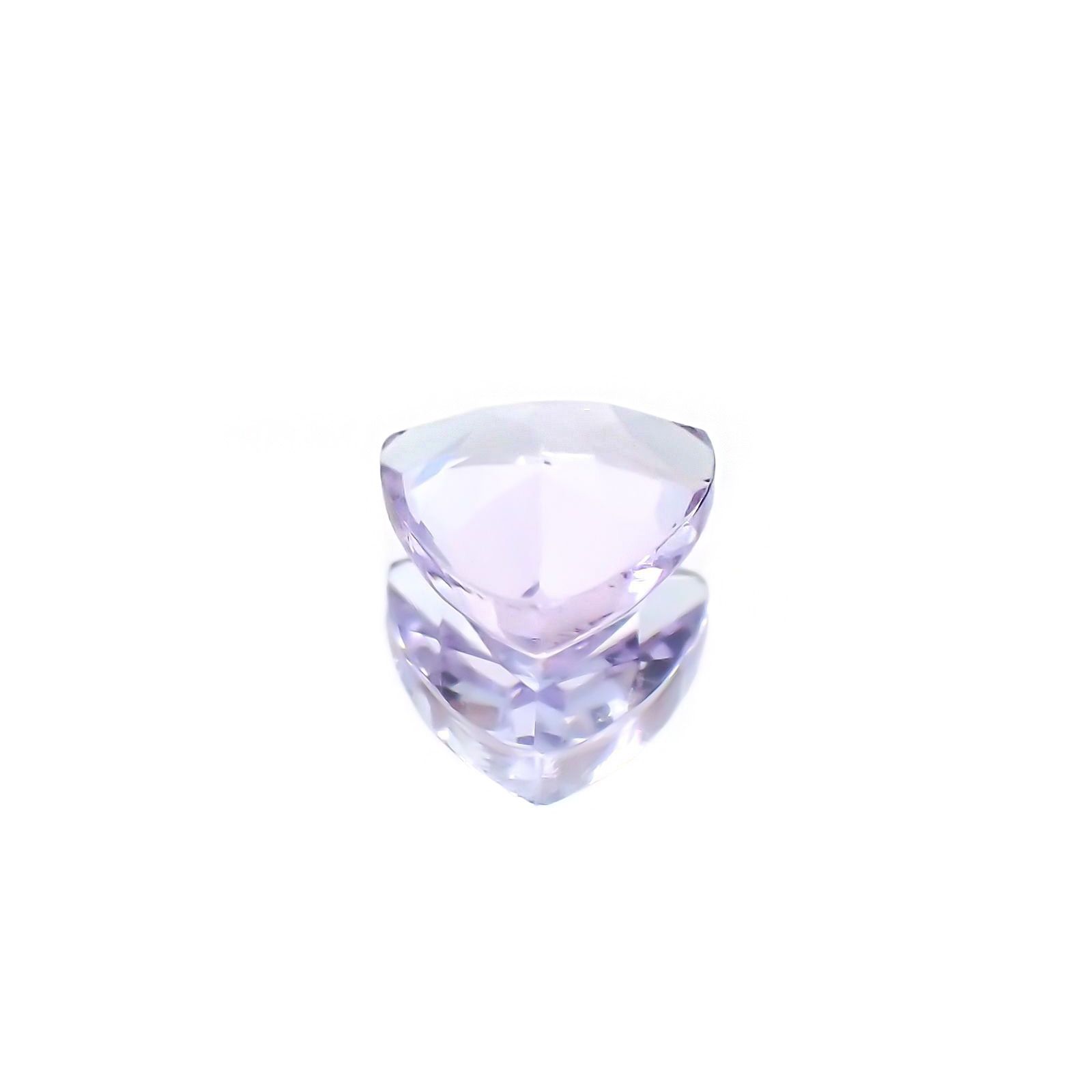 ラベンダーゾイサイト(宝石名ゾイサイト)タンザニア産 識別済 0.49ct / 5.1x5.2mm前後 [231124106]