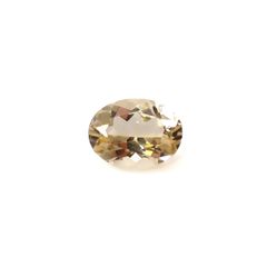 イエローベリル(宝石名イエロー・ベリル)ブラジル産 1.23ct 識別済[250329990]8.1x6.2mm前後