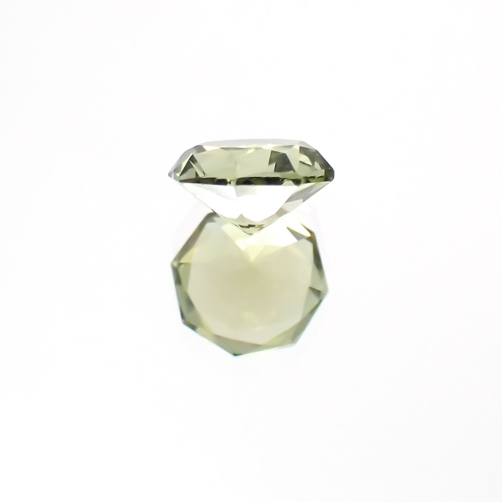 ◇オクタゴンカット◇グリーントルマリン SA(宝石名グリーン・トルマリン)ブラジル産 0.49ct 識別済[231124196]5x4.9mm前後