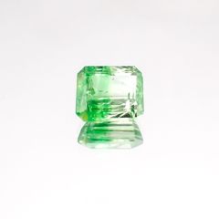 バイカラーツァボライト(宝石名グリーン グロッシュラー・ガーネット)タンザニア産 1.04ct 識別済[231124263]6x5mm前後